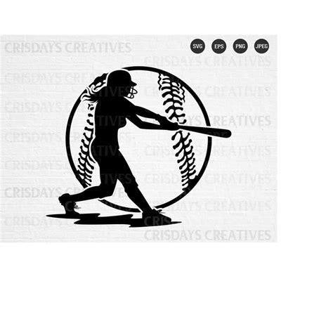 Softball Player Svg Softball Love Svg For Her Softball Svg Inspire