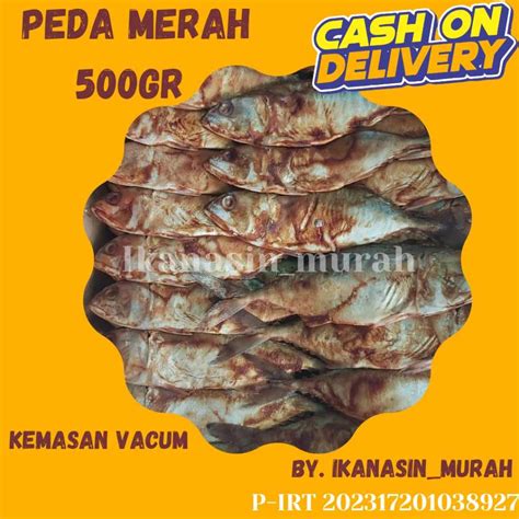 Jual Ikan Asin Peda Merah Peda Putih Gr Ikan Asin Murah Bisa Cod