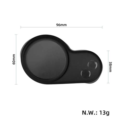 Universal Gauge Silicone Cover Lcd Display Waterproof Black Transparent