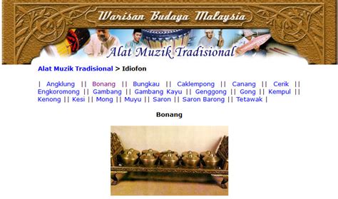 Nama Alat Muzik Caklempong - Malay Traditional Instruments - Mylene Mills