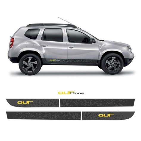 Faixa Duster Outdoor Adesivo Lateral Renault Completo Sportinox