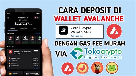 Cara Deposit Di Wallet Avalanche Avax Core Crypto Wallet Lewat