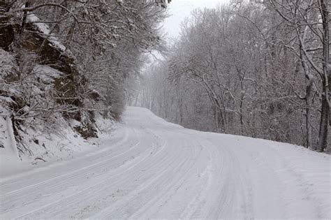 Fine Art Photography In Atlanta State Route 52 Snow Covered Road To