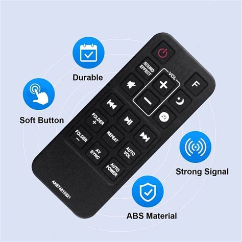 Replace AKB74815321 Remote Control For Soundbar SH5B SJ5Y SPJ5B W