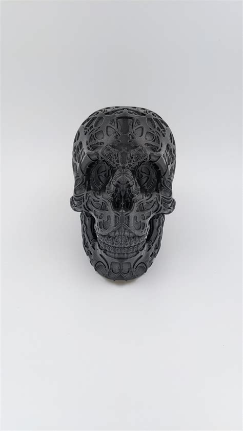 Tribal Alien Skull Darkteck 3d