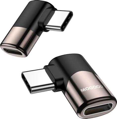 Amazon co jp MOGOOD Type C 変換 アダプター 左右 90 L字 USB Cオス対メス USB Cエクスパンダ