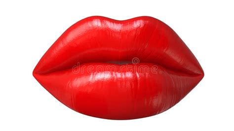 Red Lips Stock Vector Illustration Of Kiss Attractive 17437631