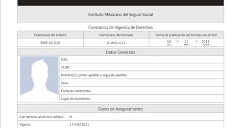 Como Consultar Si Estoy Dado De Alta En El Imss Vigencia De Derechos