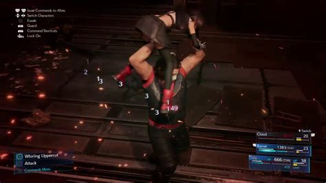 Final Fantasy Vii Remake Barret Saves Tifa Youtube