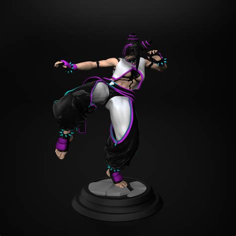 Stl File Street Fighter 6 Juri Han・3d Print Object To Download・cults