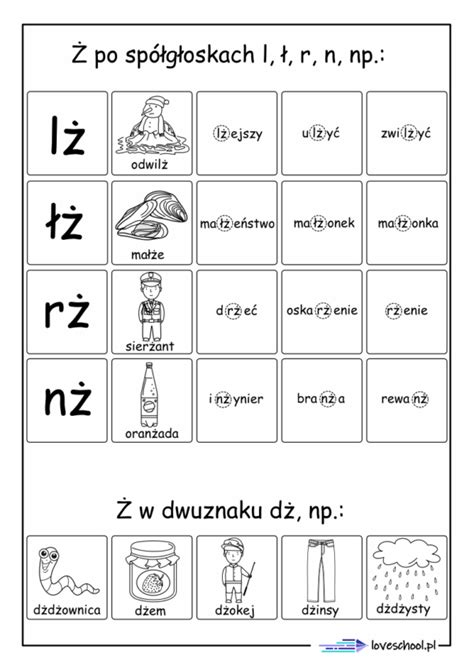 Zasady pisowni RZ i Ż czyli ortografia z Kachą i Karlą