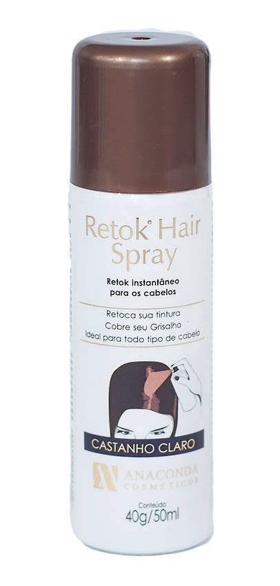 Retok Hair Spray Para Calvice E Cabelo Anaconda Cast Claro