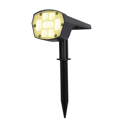 Litom Led Solar Lights Landscape Spotlight Outdoor Yard Garden Lamp