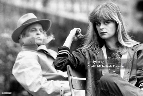 German actor Klaus Kinski poses with his daughter Pola Kinski at the ...