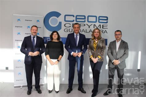 CaixaBank y CEOE CEPYME Guadalajara renuevan su colaboración con el