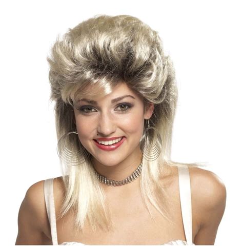 Wig Rocker Groupie 80s Blonde