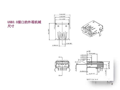 Usb3 0接口尺寸及引脚定义 Word文档在线阅读与下载 无忧文档