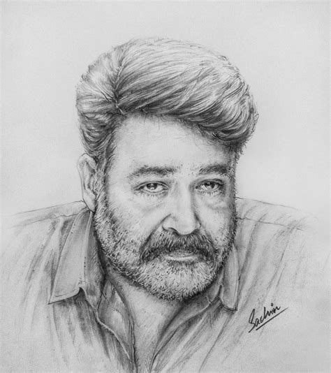 Mohanlal Pencil Drawing Photos - Do you know what's even cooler about ...