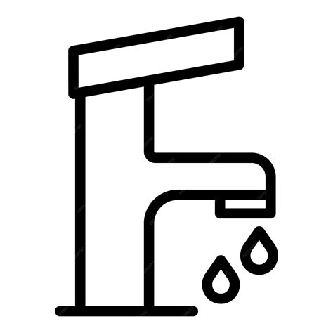 Premium Vector Water Tap Icon Outline Water Tap Vector Icon For Web