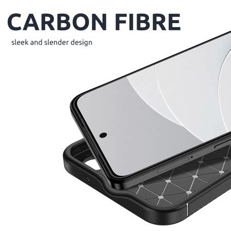 Olixar Black Carbon Fibre Case For Google Pixel Pro