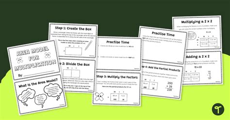 Area Model Multiplication Worksheets Math Monks Worksheets Library