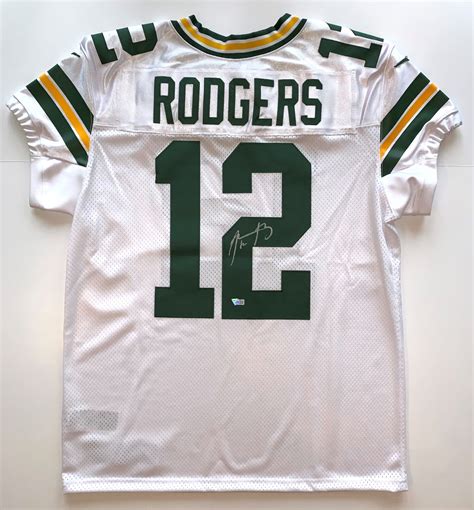 Aaron Rodgers Autographed Green Bay Packers Jersey - WHITE - The ...