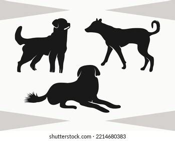 Dog Silhouette Svg Dog Svg Stock Vector (Royalty Free) 2214680383 ...