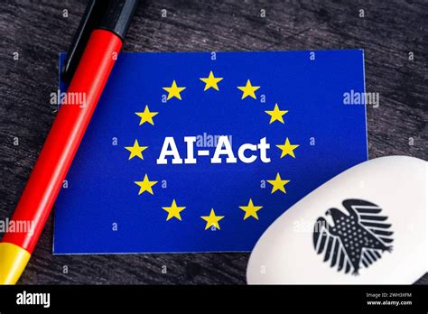 7 février 2024 lettrage sur un logo de l Union européenne ai Act