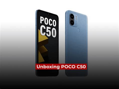Poco C50: Unboxing Android 12 Go edition OS powered budget smartphone