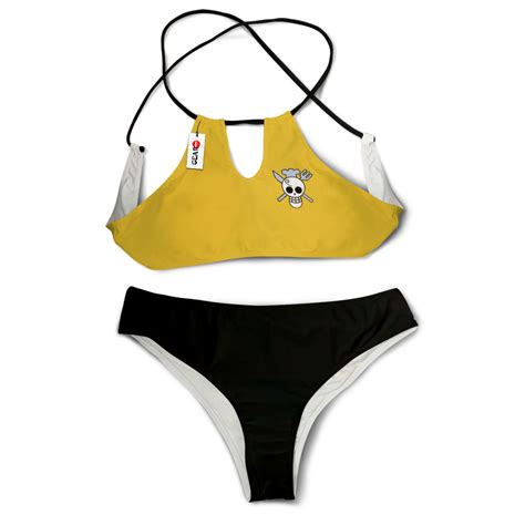 Sanji Symbol Bikini Custom Anime Swimsuit Va0601 Gear Otaku