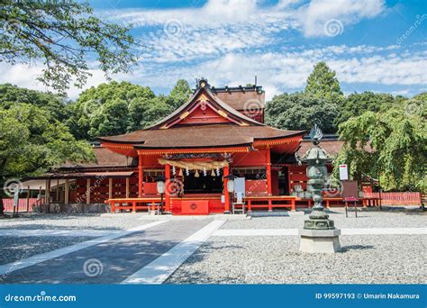 Fujisan Sengen Shrine Was One of the Largest and Grandest Shrine Stock Image - Image of asia ...