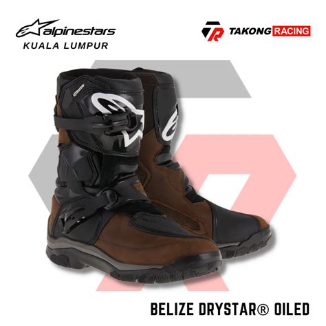 Alpinestars Belize DRYSTAR Oiled Leather Shopee Malaysia