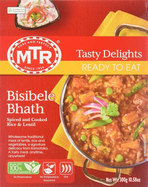 MTR Ready To Eat Bisibele Bhath 300 Gms 46252 Buy Instant Meal Online