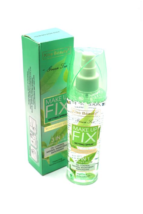 Kiss Beauty Green Tea Make Up Fix Setting Spray 150ml Mosha