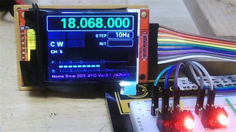 Multi Band Dds Vfo Controller By Arduino Nano Youtube