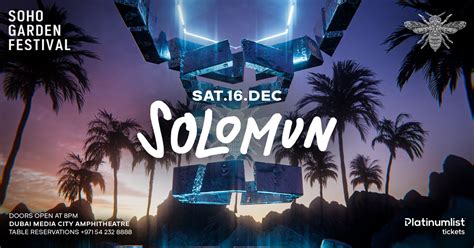 Solomun At Soho Garden DXB Dubai