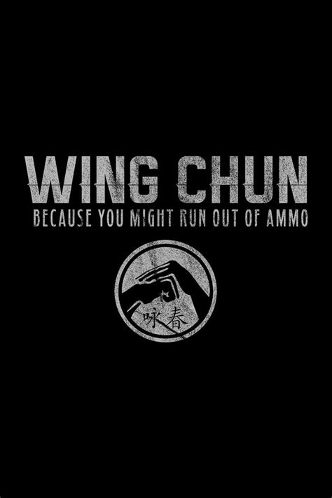 Kung Fu Kampfkunst Design Für Wing Chun Kampfsport Fans T Shirt