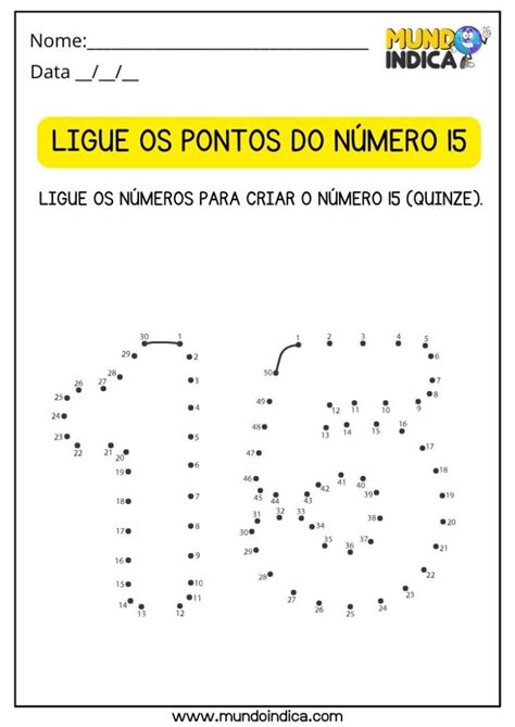 Atividades De Ligar Os Pontos Para Alunos Autismo