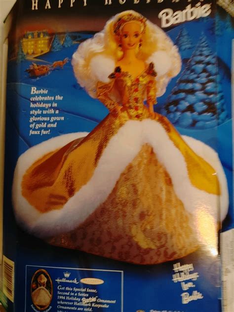 Rare Factory Misprint Happy Holidays Special Edition Barbie Doll