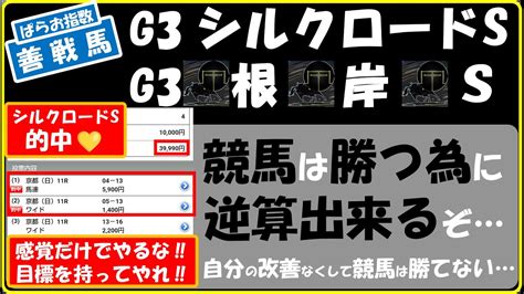 【競馬初心者も必見‼ 回収率に大きな差が！】g3 シルクロードs G3 根岸s 2024 ぱらお の 的中率 回収率が 優秀なレースレベル指数