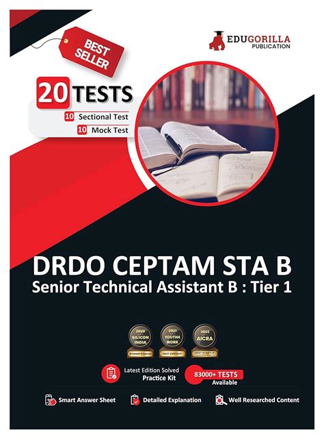 DRDO CEPTAM 10 Senior Technical Assistant STA B Tier 1 Book 2024