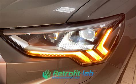 Montaż Lamp Matrix Audi Q3 83A Retrofi Lab Doposażenie aut