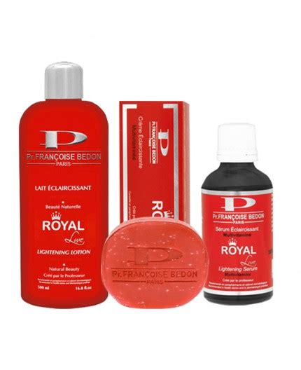 Pr Francoise Bedon Royal Lightening Kit Lotion Serum Creamandsoap