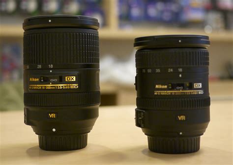 Nikon 18 200mm And 18 300mm Dx Lenses Size Comparison Nikon Rumors