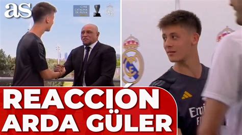 La REACCIÓN de ARDA GÜLER al escuchar esto de ROBERTO CARLOS REAL