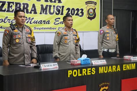 Pesan Waka Polres Muara Enim Bersikap Humanis Dengan Masyarakat Dalam