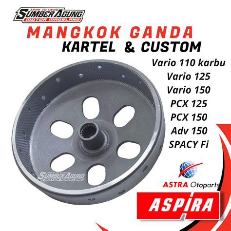 Jual MANGKOK KARTEL CUSTOM KAMPAS GANDA VARIO 110 125 150 PCX 125 150