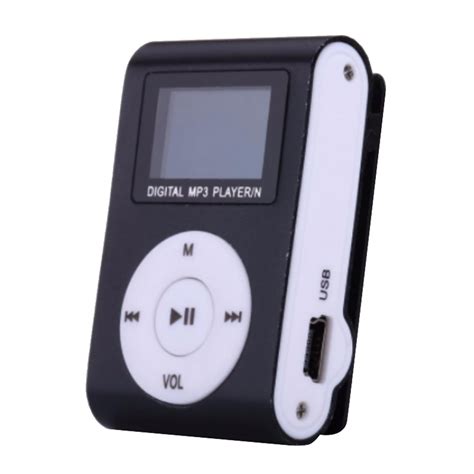 1pcs Running Sport Mini Mp3 Usb Clip Mp3 Player Lcd Screen Support