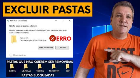 Como Excluir Definitivamente Uma Pasta Erro No Windows Ou