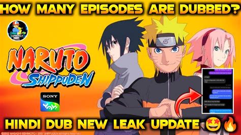 Naruto Shippuden Hindi Dub New Leak Update 🤩 How Many Episodes Are